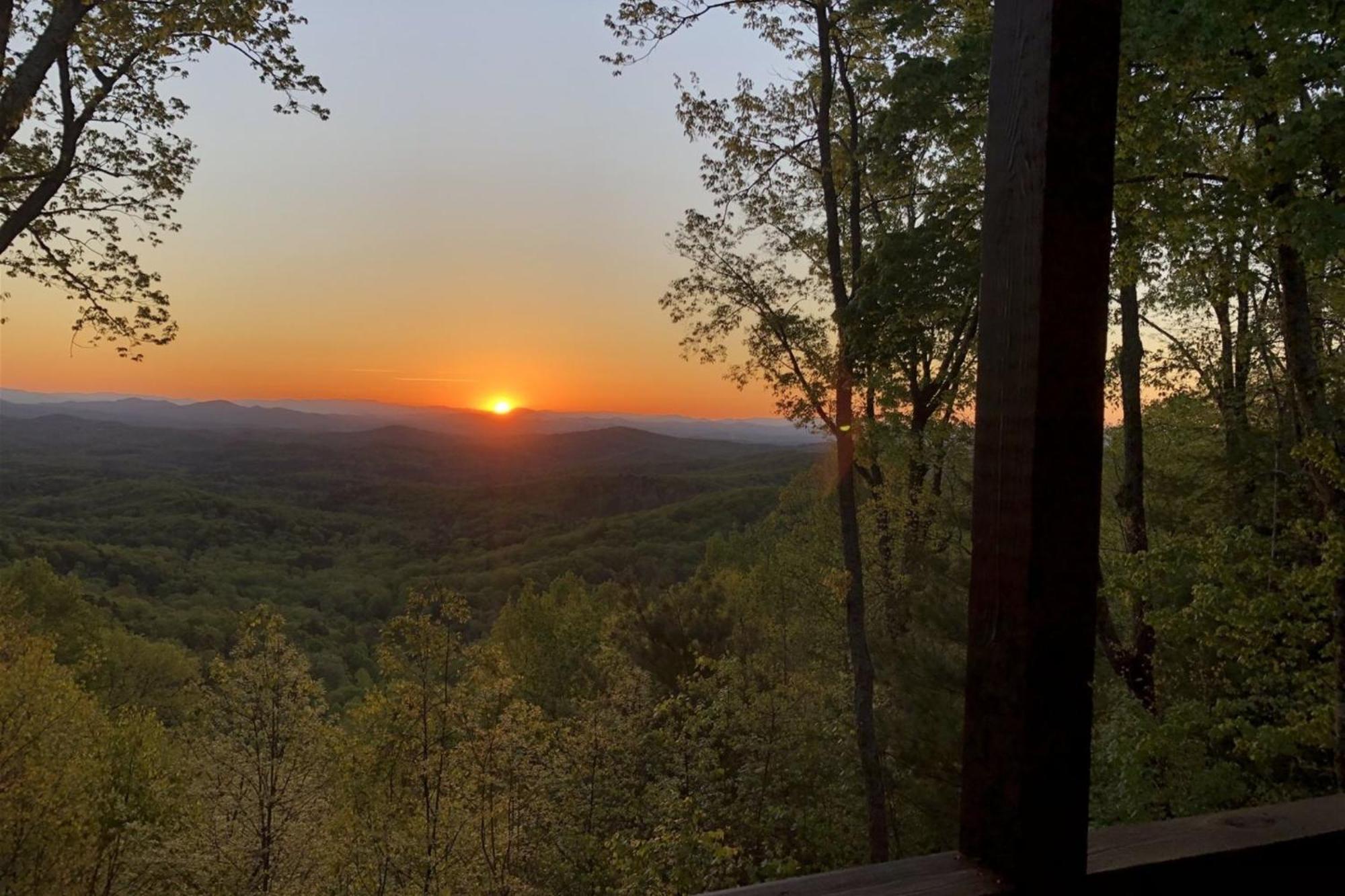 Appalachian Sunrise Amazing Views Close To Blue Ridge Hike From The Cabin Zewnętrze zdjęcie